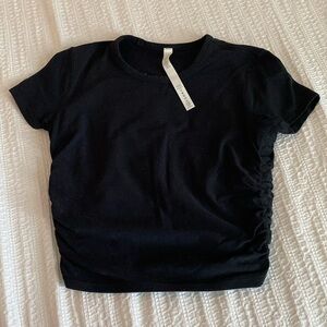 Lululemon Scrunch Sides T Shirt Size 4